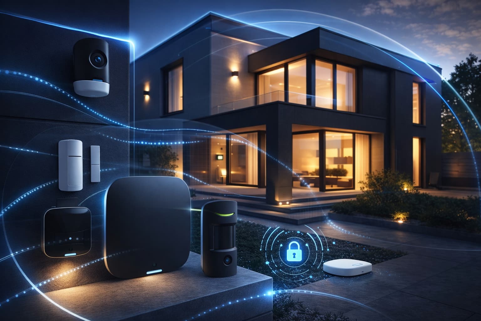 Sicherheitskonzept - Ajax Alarmanlage und Videoüberwachung